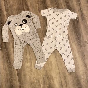 Toddler boy four piece pajama set